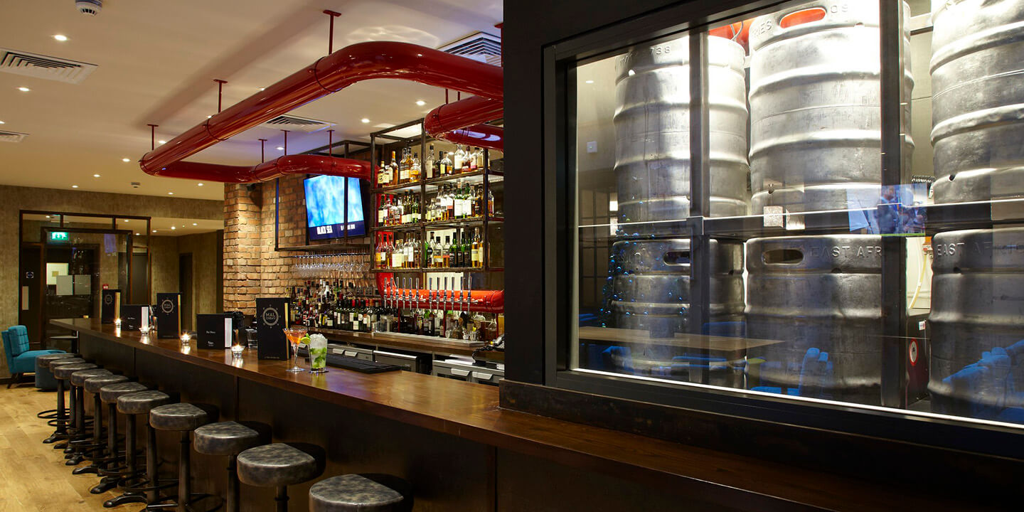 Malmaison Glasgow - Bar & Kegs on view